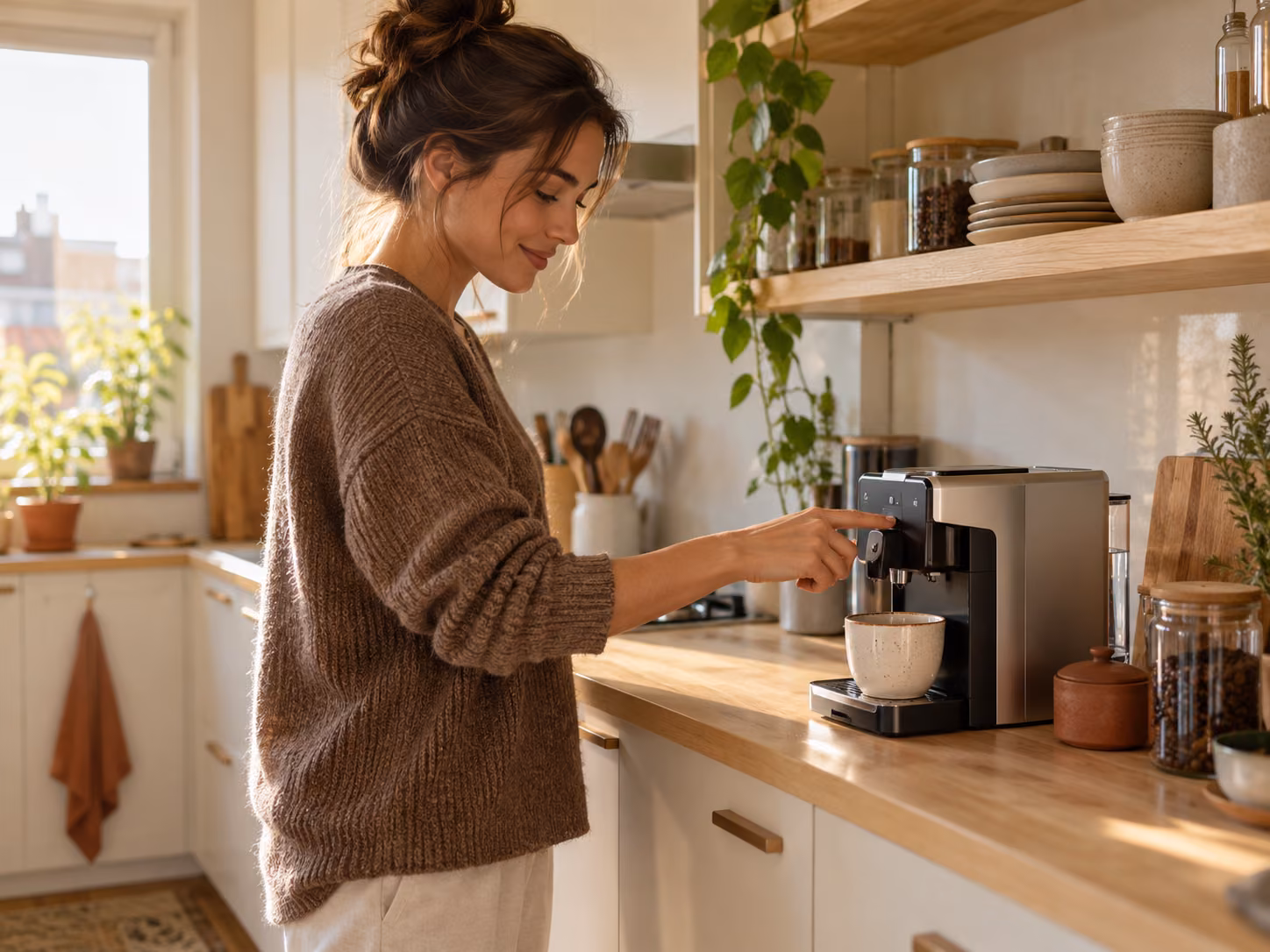 Koffie met één druk op de knop