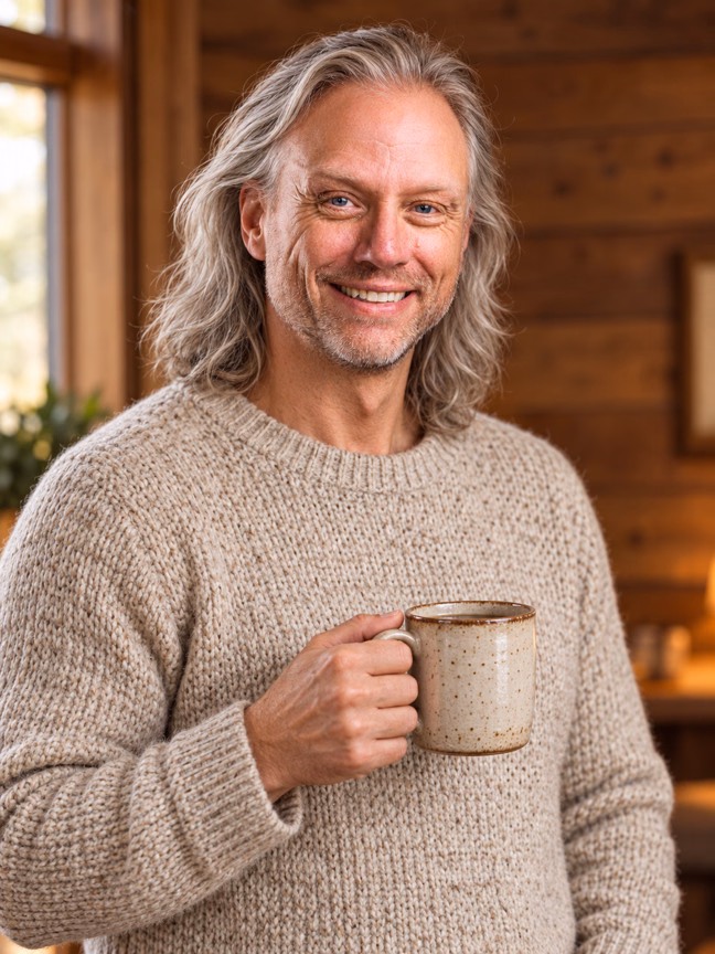 Portret bij het auteursprofiel van Jay
